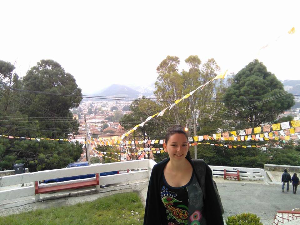 Gabrielle Goubert à San Cristóbal de las Casas. Mirador San Cristobalito, Chiapas, octobre 2015.